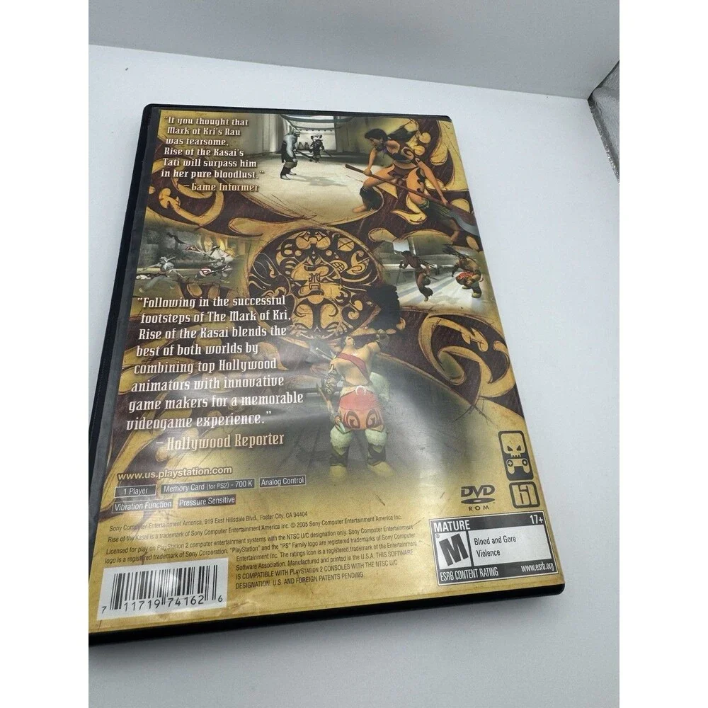 Rise of the Kasai | Mark Of Kri PS2 Tested Complete with Manuals